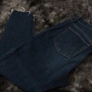 Gap super high rise true skinny sz 33